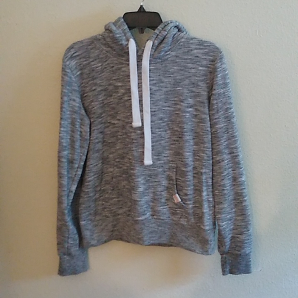 Grey space dyed hoodie